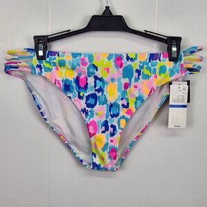 Salt + Cove Multicolor Strappy Bikini Bottom‎ XL Created for Macy's